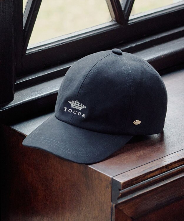 TOCCA 【サイズ調整可・深め】CROWN LOGO CAP キャップ ブラック系