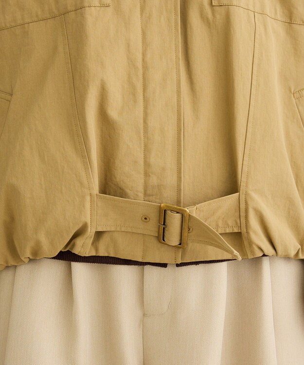 CRAFT STANDARD BOUTIQUE ジップアップミリタリージャケット Beige