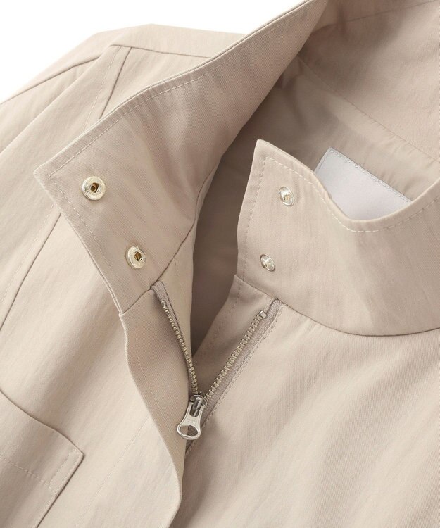 CRAFT STANDARD BOUTIQUE ジップアップミリタリージャケット Ecru