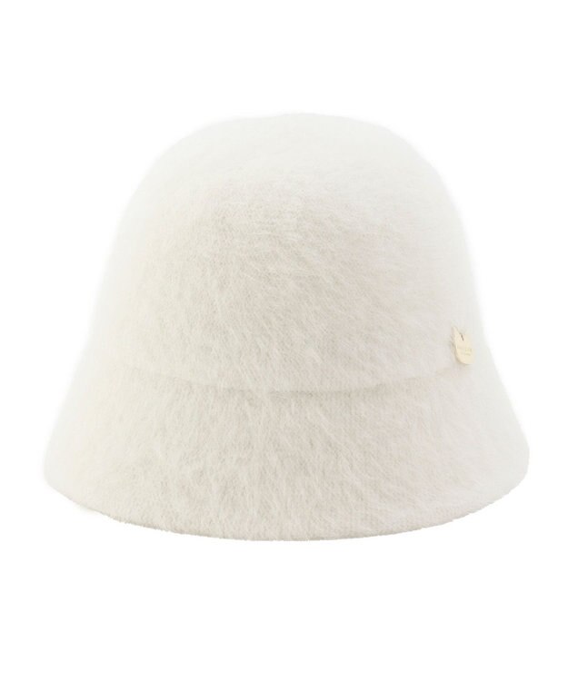 MOONBAT PAUL & JOE ACCESSOIRES 【サイズ調整可】ネコプレート付シャギークロッシェ ホワイト