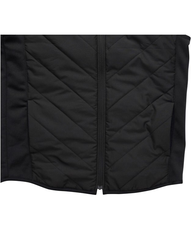 CW-X 【MEN】 CW-X メンズ ベストジャケット 中綿(前身・後ろ上半身) 保温(本体) ノースリーブ ハイネック スポーツ DWO609 /ワコール ブラック