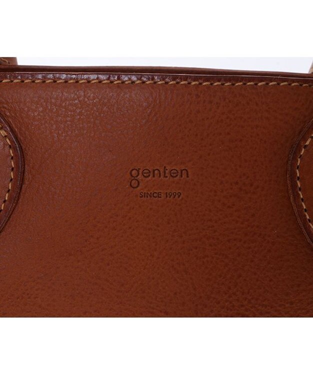 genten ミネルヴァ トートバッグ（中） チャ