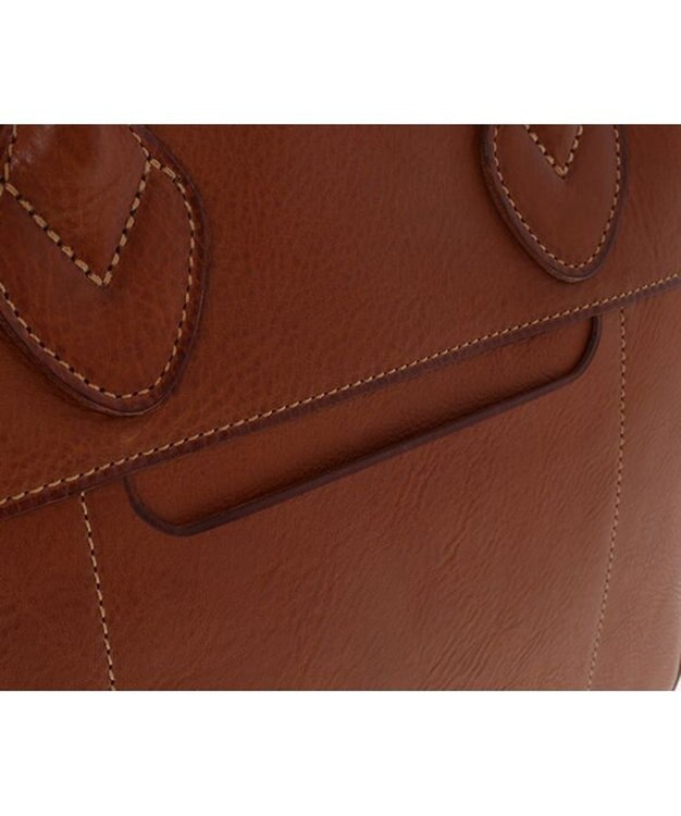 genten ミネルヴァ トートバッグ（中） チャ