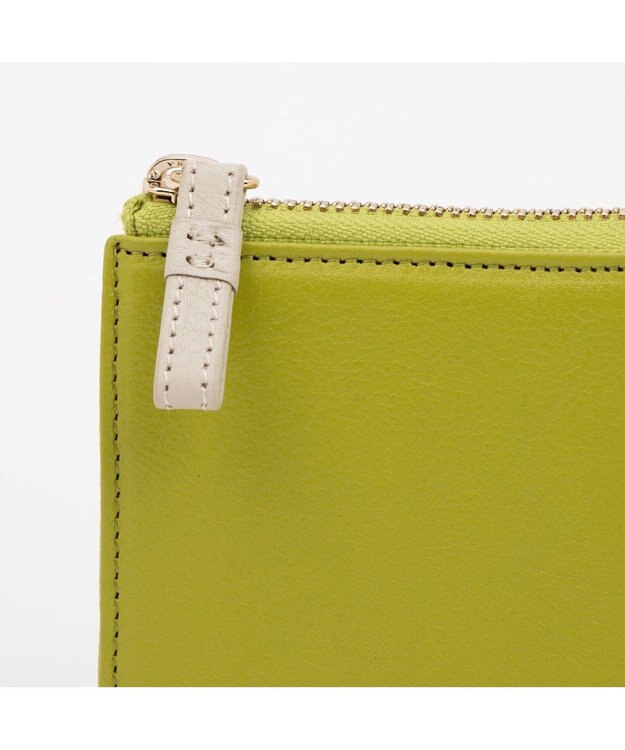 UNBILLION アトランタ ATLANTA / 牛革L字ファスナーミニウォレット グリーン