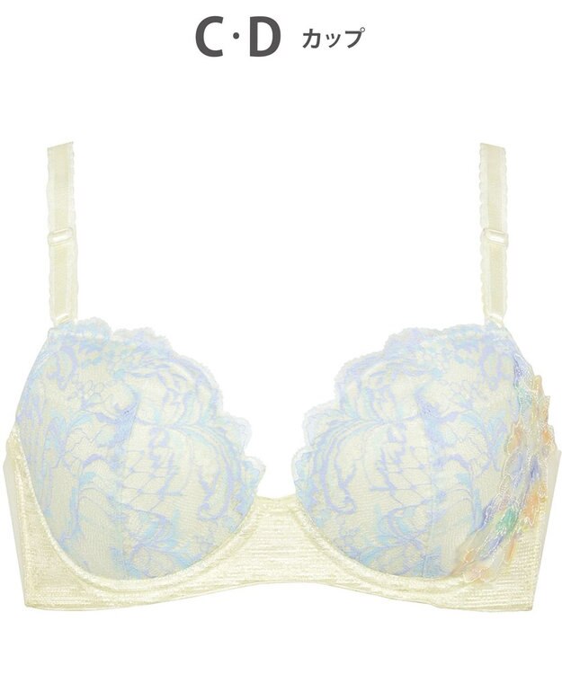 Wing ブラジャー バストとカップのすきまにフィット 自然にボリュームメイク 【スキマフィットブラ】 ブラ KB2365 ウイング／ワコール クリーム