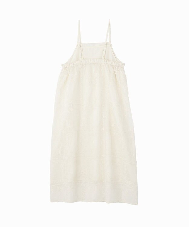 AMERICAN HOLIC シアー刺繍キャミワンピース（ペチコート付き） Ivory