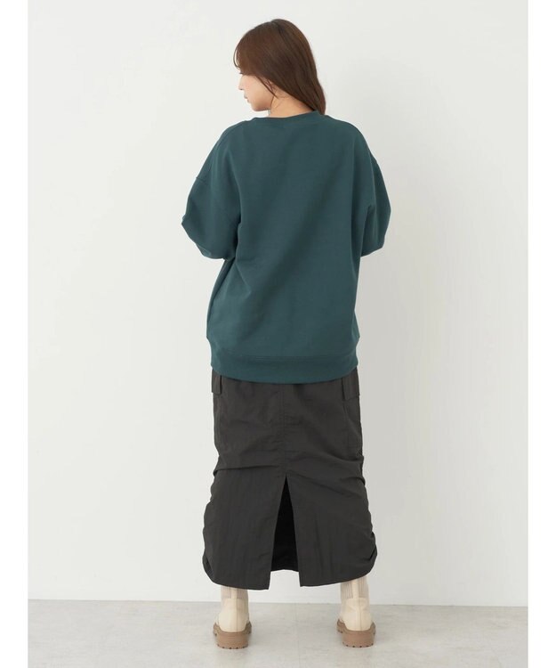 earth music&ecology Ｂｅｋｉｒ裏起毛スウェット Dark Green