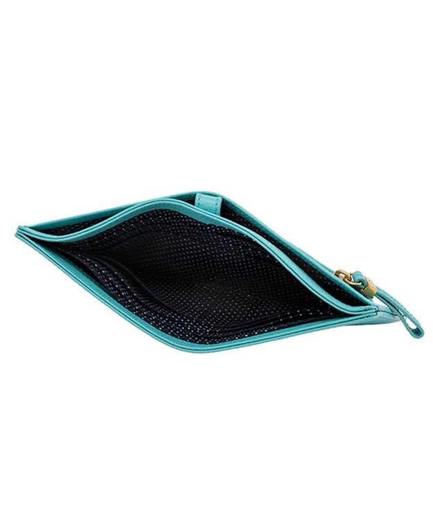 LANVIN en Bleu リュバン 薄マチ長財布 ブルー