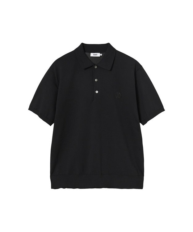 DAKS 半袖ポロシャツ ブラック