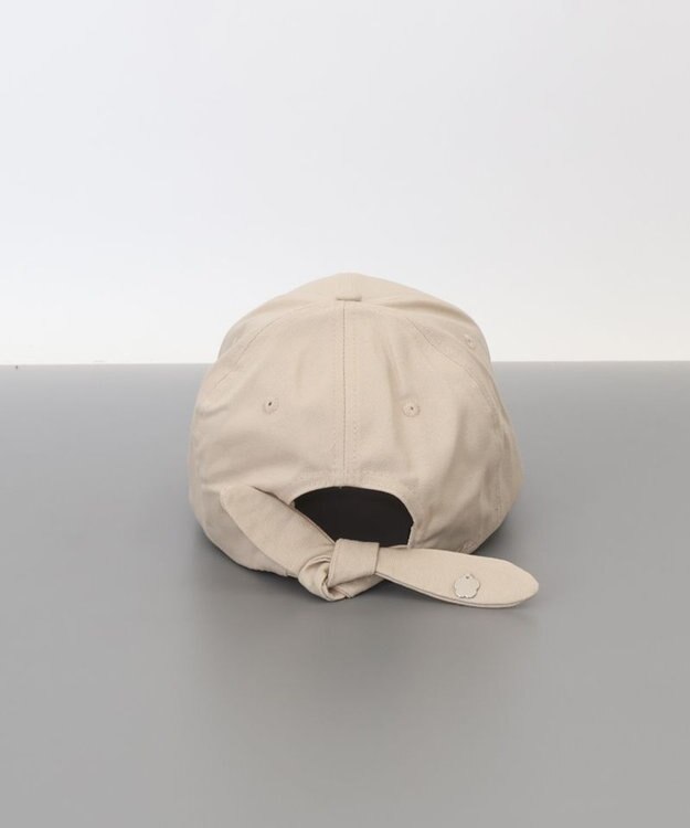 AURORA 【 CLATHAS.（クレイサス）】フロントビッグ刺繍キャップ ベージュ