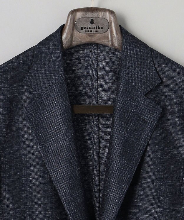 GOTAIRIKU セットアップ仕様【猛暑対応の7機能】カラミ セットアップジャケット_グレンチェック(26年モデル) ネイビー×グレンチェック柄