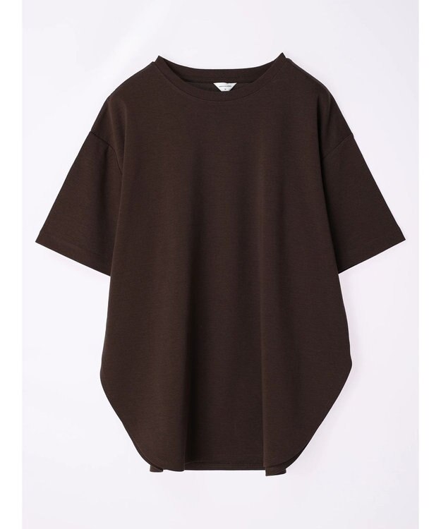 AMERICAN HOLIC 抗菌防臭　Ｄａｉｌｙ！　裾ラウンドカットチュニック1 Brown