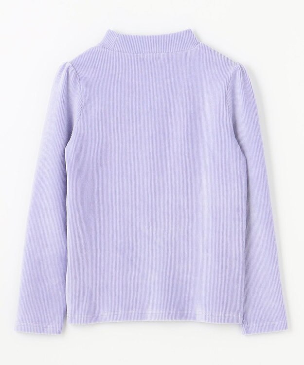 ANY KIDS ハイネック長袖カットソー ラベンダー
