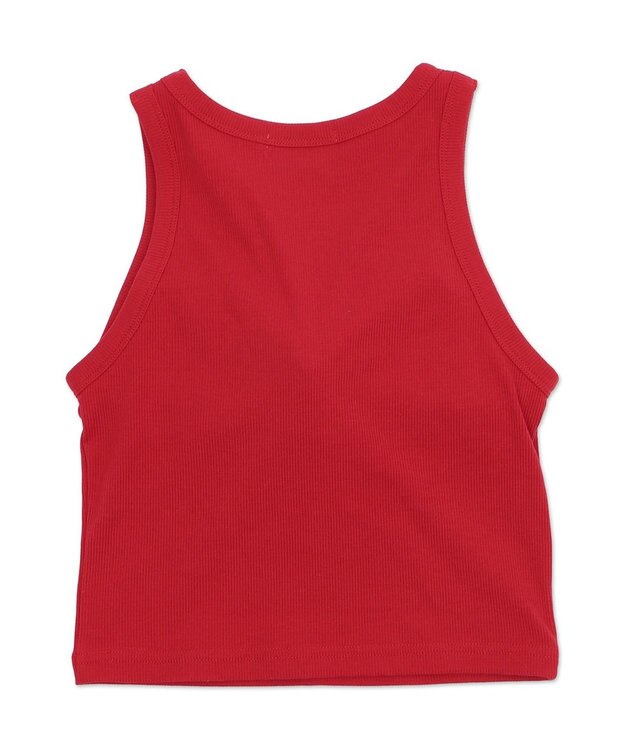 WEGO 【カップ付きインナー/SMサイズ展開】なちゅ盛れカップインアメスリタンク レッド