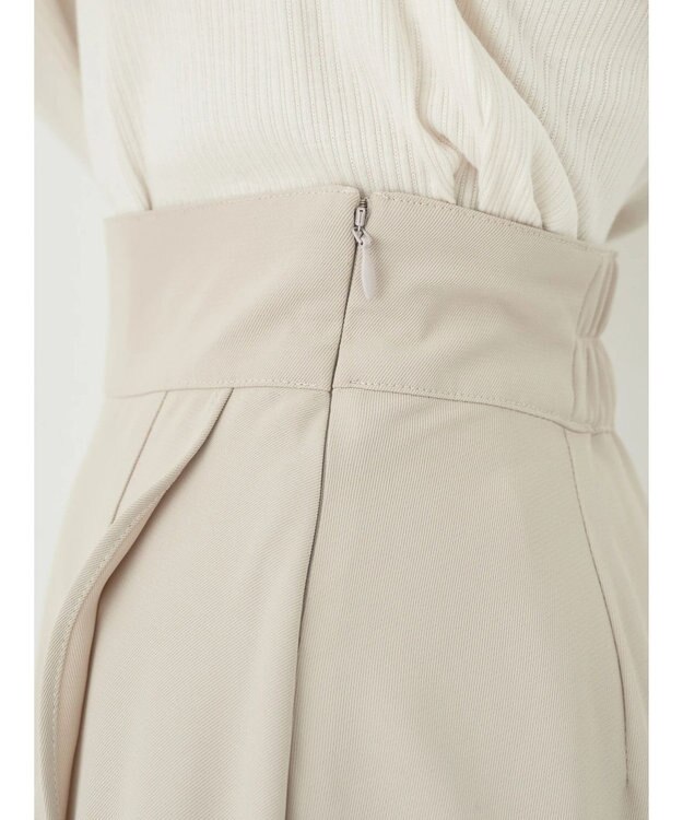 earth music&ecology ラッフルフリルイレヘムスカート Beige