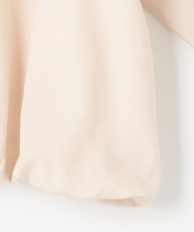 組曲  ギャザーリボン バルーンブラウス グレージュ系