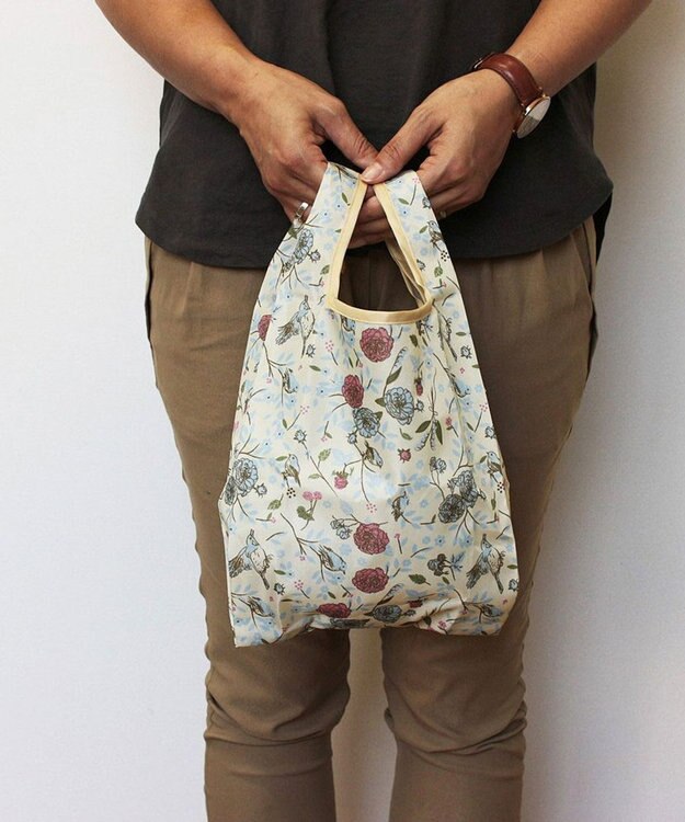 ROOTOTE 0420【直営店限定：エコバッグ】RTG.ルーショッパーミニ.フローラル-A 01：ローズ