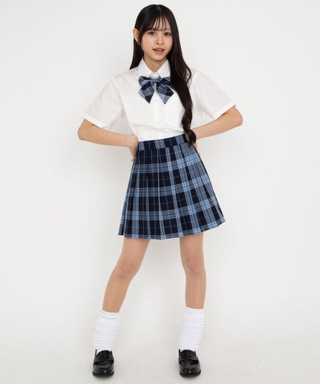 WEGO 【SCHOOLITEM】スクールシャツS／S ホワイト
