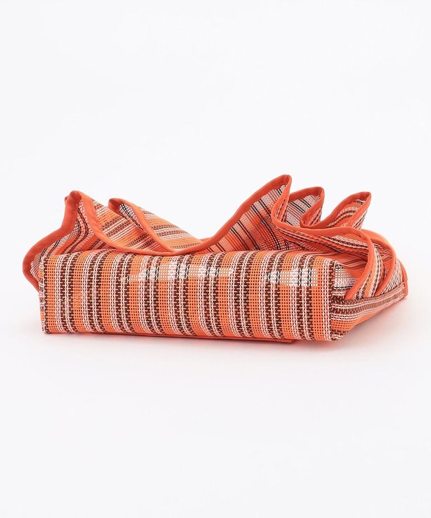 組曲 チュールラッフルバッグ オレンジ系5