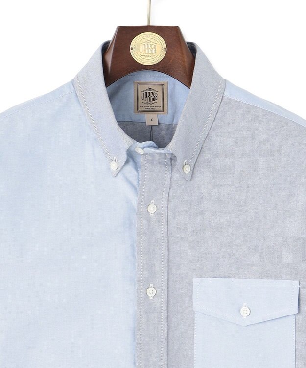 J.PRESS MEN 【WEB・一部店舗限定】クレイジーパターンシャツ / B.D. サックスブルー系9