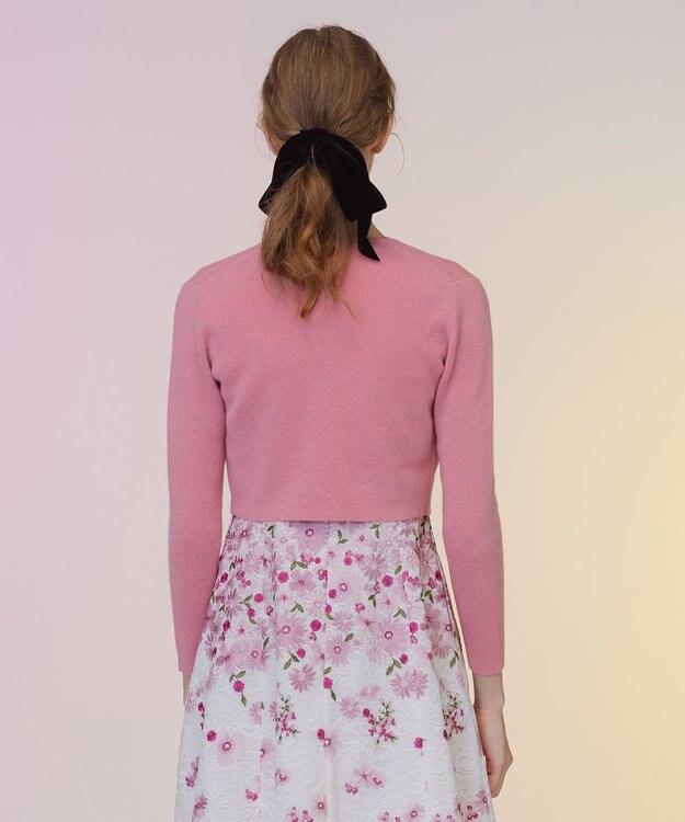 TOCCA 【洗える！】CASHEMERE ボレロ ローズ系