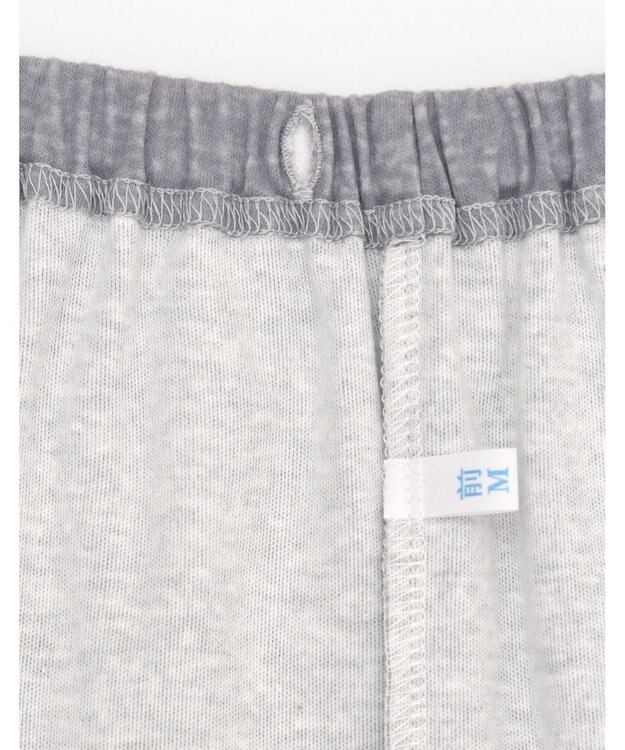 Wing パジャマ 長袖 長ズボン 綿100％ スムース素材 すっきりとしたシルエット かぶりタイプ 丸首 上下セット ルームウェア レディース EP6002 ウイング／ワコール グレー