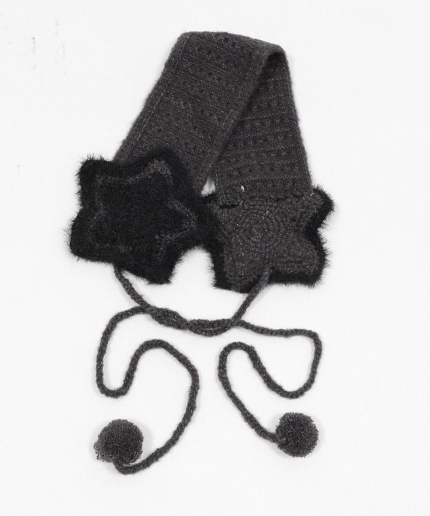 WEGO スターニットイヤーマフ ダークグレー