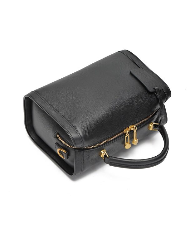 style code ［RICKERS/リッカーズ］ナチュラルレザーミニボストンバッグ ブラック