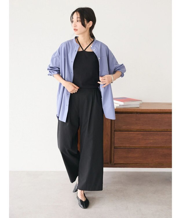 CRAFT STANDARD BOUTIQUE ポリトロイージーパンツ Black