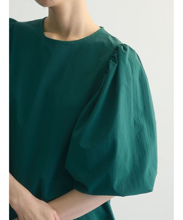 Green Parks armonia.ボリュームギャザーワンピース Green