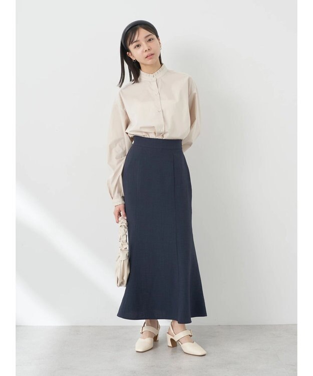 earth music&ecology マーメイドスカート Navy