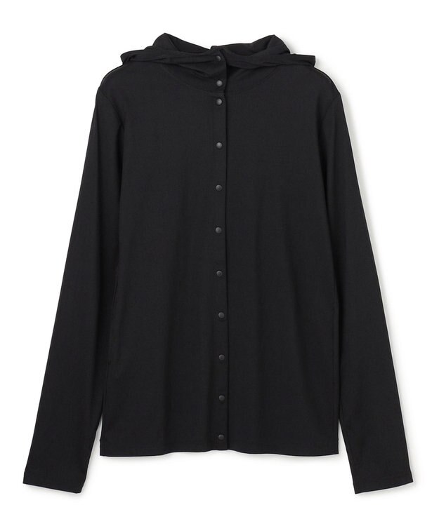 UNFILO ラッシュガード スナップフーディ ブラック