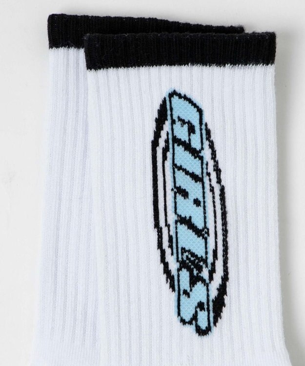 WEGO girlsロゴソックス ホワイト