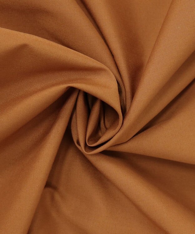 Tiaclasse L 【洗える】ギャザーパフスリーブチュニックブラウス ブラウン