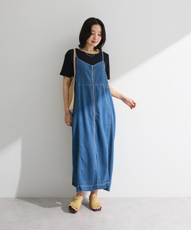 Green Parks ライトデニムキャミワンピース Indigo