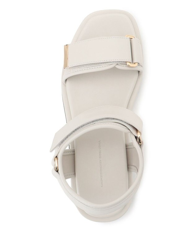 23区 スポーツ サンダル アイボリー系