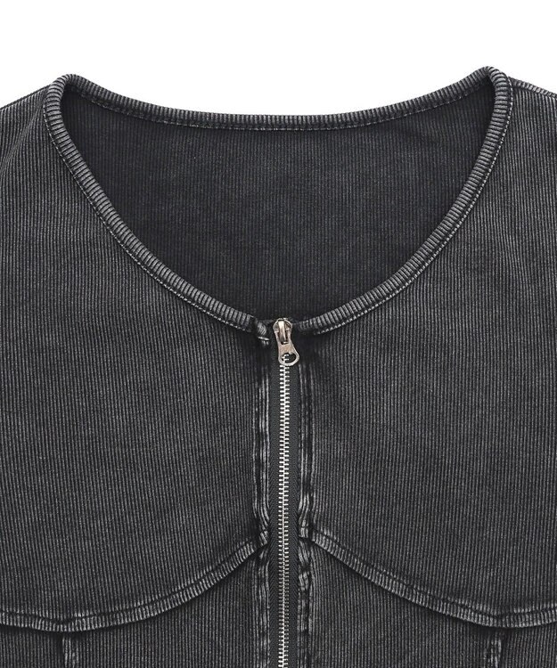 WEGO ピグメントダブルZIPトップ スミクロ