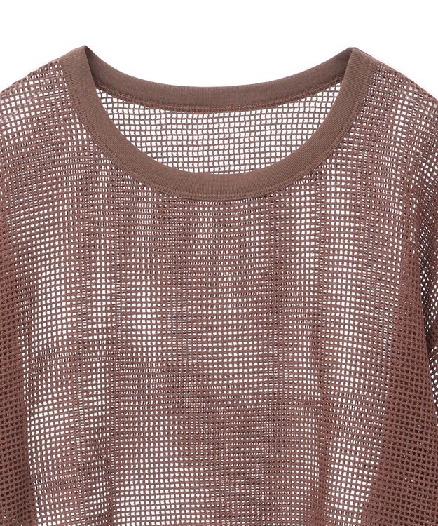 AMERICAN HOLIC メッシュボックスTシャツ Brown