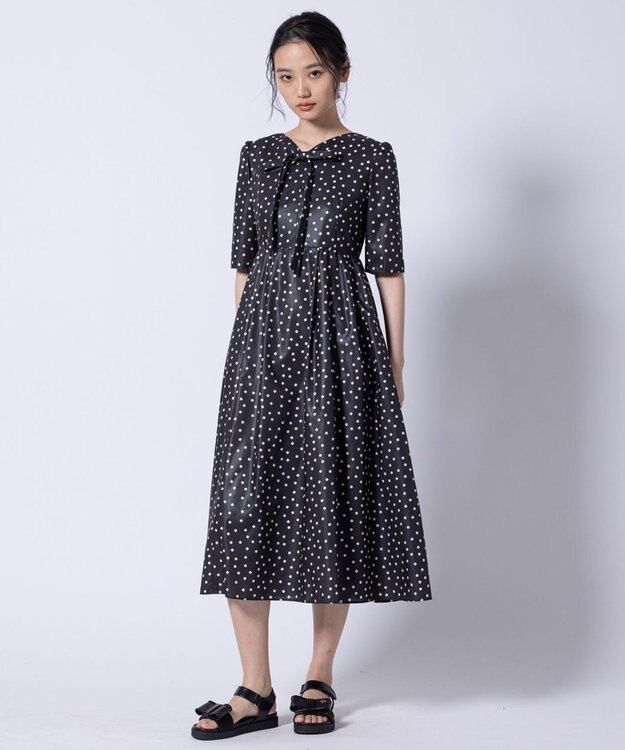 TOCCA 【00サイズあり・接触冷感・洗える】RAINY MORNING ドレス ブラック系5