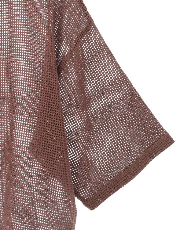 AMERICAN HOLIC メッシュボックスTシャツ Brown