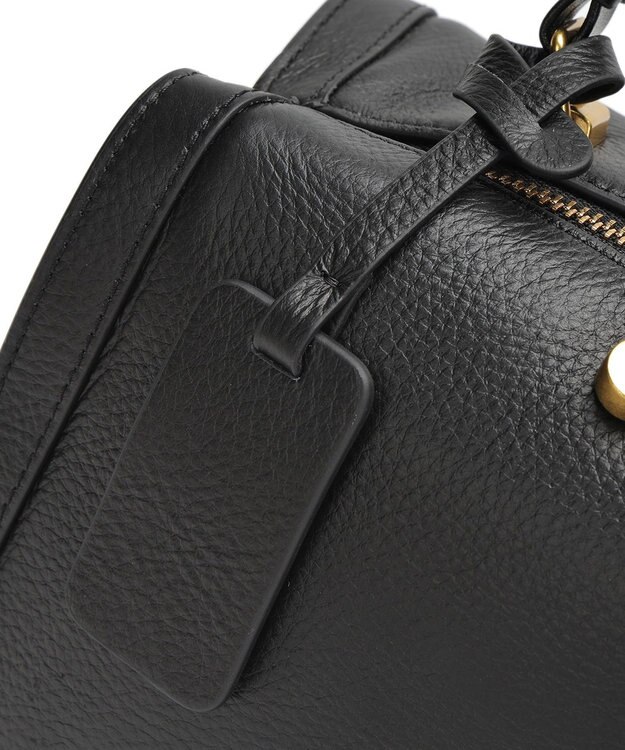 style code ［RICKERS/リッカーズ］ナチュラルレザーミニボストンバッグ ブラック