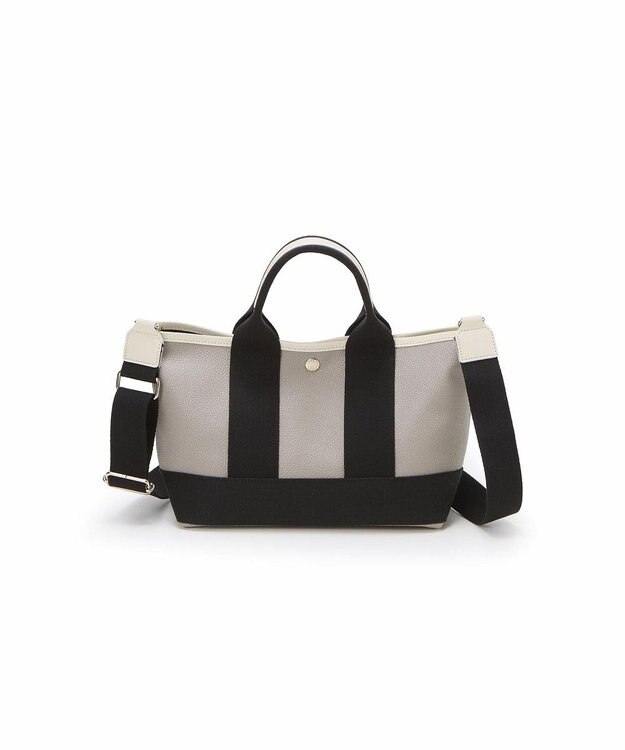 TOPKAPI 【Breath TOPKAPI】SCOTCH GRAIN スコッチグレイン ショルダー付き ミニ トート バッグ グレージュ