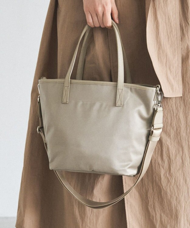 russet リバーシブル2wayトートバッグ(CE-1667) SandGreen