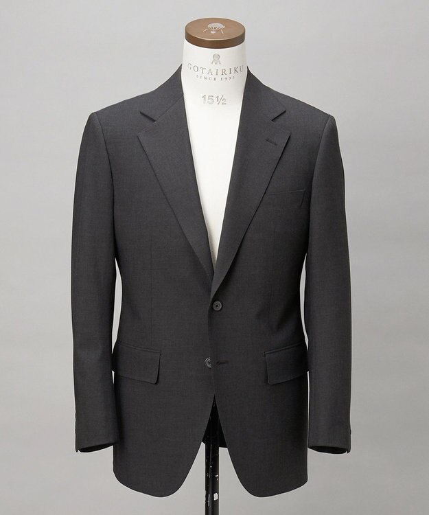 GOTAIRIKU 次世代スーツ【2WAYストレッチ/透湿性/シワになりにくい】ハイスペック2WAYストレッチスーツ グレー系