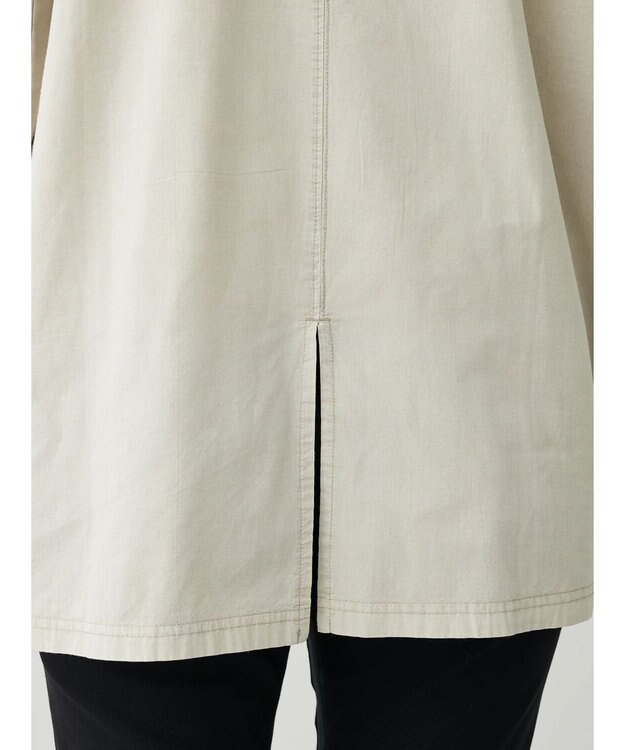 Green Parks ピグメントドッキングチュニック Beige