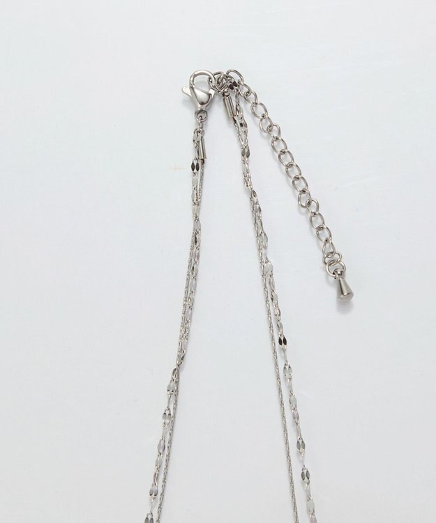 Phoebe 【金属アレルギー対応】ダブルチェーンネックレス　シルバー/サージカルステンレス シルバー
