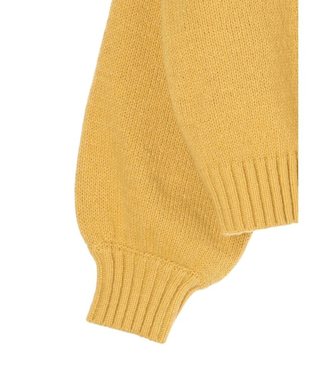 Green Parks クルーネックカーディガン Mustard