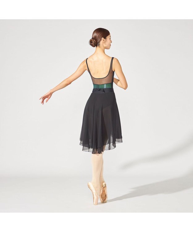 Chacott ノースリーブレオタード コバルトブループリント