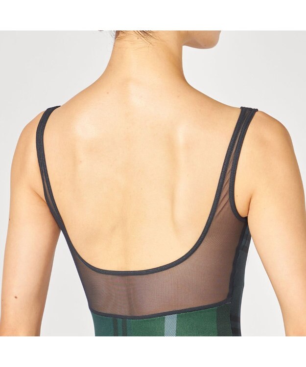 Chacott ノースリーブレオタード コバルトブループリント