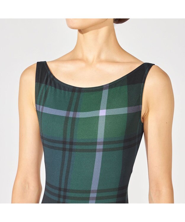 Chacott ノースリーブレオタード コバルトブループリント